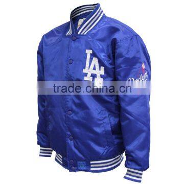 Custom man bomber csutomized satin jacket,baseball made man custom varsity jacket,varsity satin jacket special made for unisex