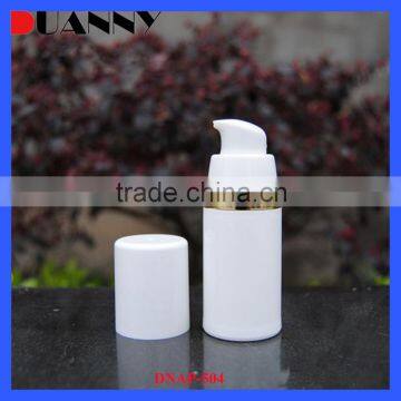 White Plastic Airless Cosmetic Bottle Packaging,White Airless Bottle