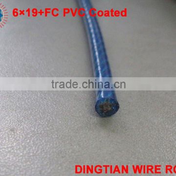 6X19+FC wire rope with PVC