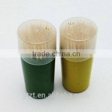 Mint or Cinnamon flavored wooden toothpicks Guangdong direct supplier