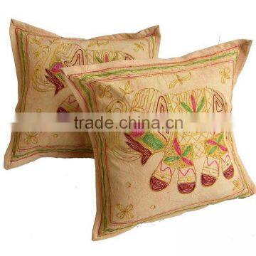 HANDMADE INDIAN COTTON Cushion Cover