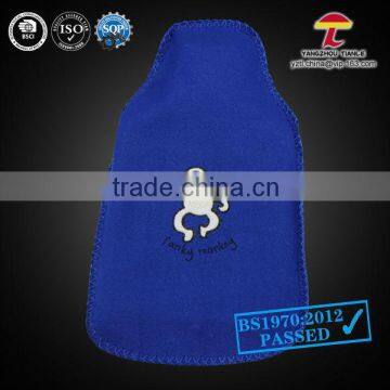 high quality fleece hot water bag cover funny monkey