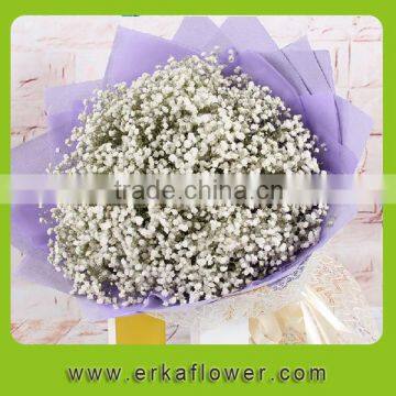 foam rose wedding decor kissing ball with babys breath