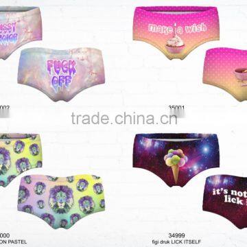 3D Print 10pcs Selling Factory Direct Sale Fast Deliver Summer New Style Fashion Boxer Underpants for Fashion Women Wear photo-5