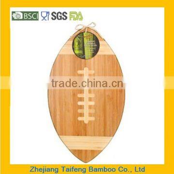 Get Ready for Game Day! Football Bamboo Cutting Board & Serving Tray