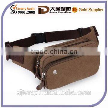 High Quality Wholesale Men Fashion Canvas Waist Bag