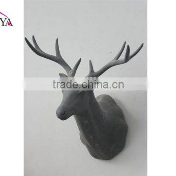 Festival decorative deer head statue wall decorative deer sculpture