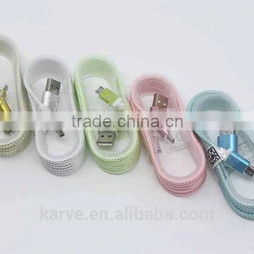 Cellphone Charging and Sync Data Luminous Cold Light Micro Usb to Usb