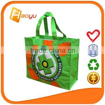 Laminate packaging bag company logo as souvenir bag