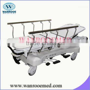 BD111BB Good Quality Hydraulic Patient Emergency Transfer Stretcher with 3 stages Side Rail