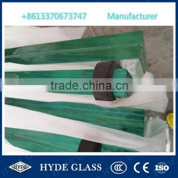 19+ 2.28PVB+19mm tempered ultra clear laminated glass