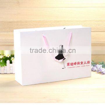 Factory direct made Recycled white kraft paper bag