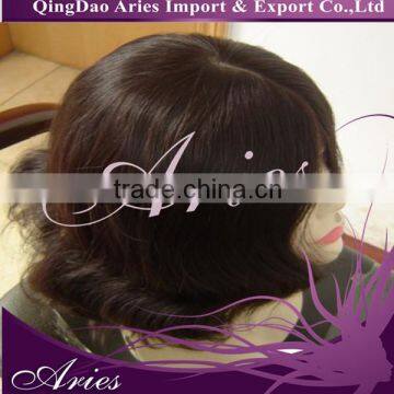 Silk top jewish wigs kosher human hair wig