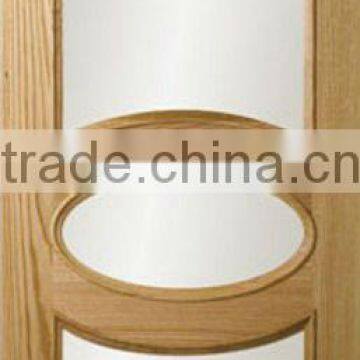 Special Style Wood Glass Doors Design For Washing Room DJ-S5702