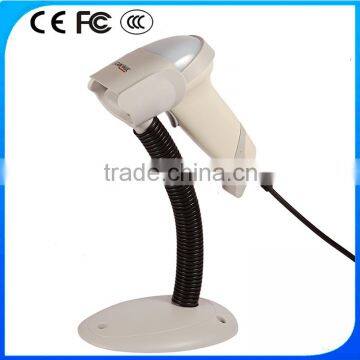 Black/White/Grey 1d Laser Handheld Barcode Scanner Quality Choice