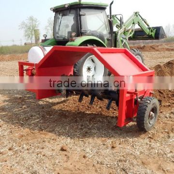 Tractor towable Compost machine for food waste composting