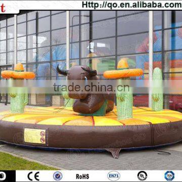 2014 newest game inflatable rodeo bull for kids and adults