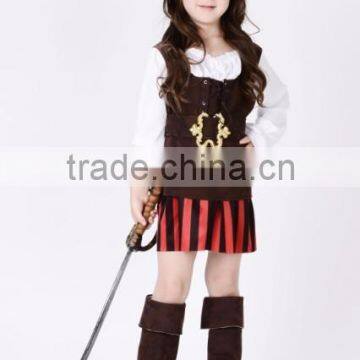 Wholesale Halloween Cosplay Costume For Children Pirate Costume Girls Costume Kids Pirate Costume