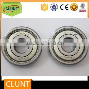 china manufacture deep groove ball bearing 6200 size 10*30*9 mm