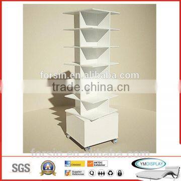 Wooden floor stand display for retail store