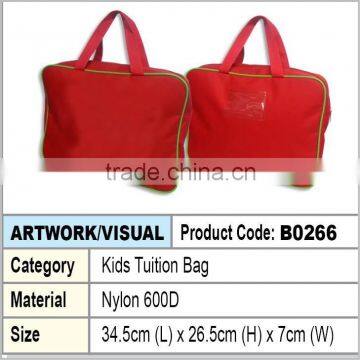 Nylon Kids Tuition Zipper Bag