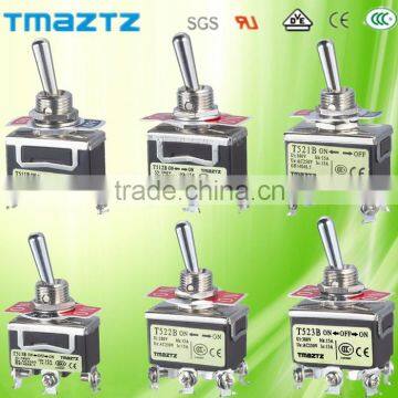 waterproof 2-way toggle switch / metal poles and handle toggle switch / mini toggle switch 3a 250vac