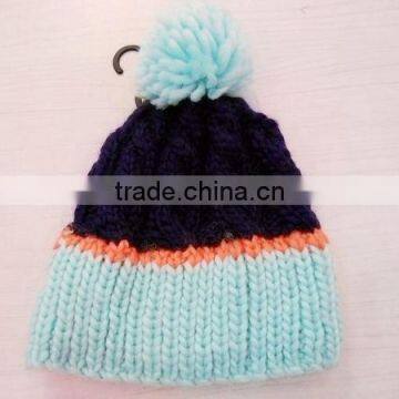 2012 fashion winter knitted hat(Circular weft knitting machine)