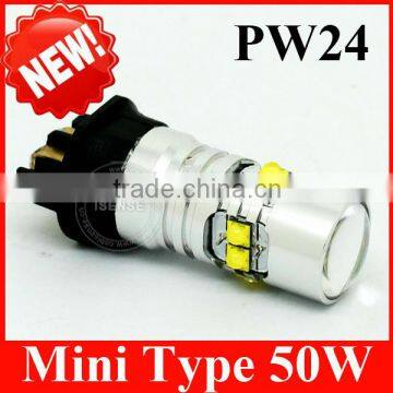 Super Bright Mini Size H3 PW24W 50W LED Fog Light , H3 12V LED Bulb