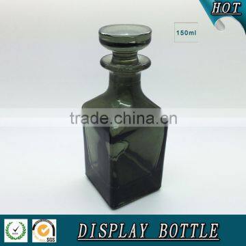 150ml Black Colored Square Glass Perfume Display Bottle Quality Choice