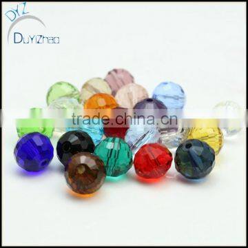 Wholesale cheap beautiful clear crystal glass beads