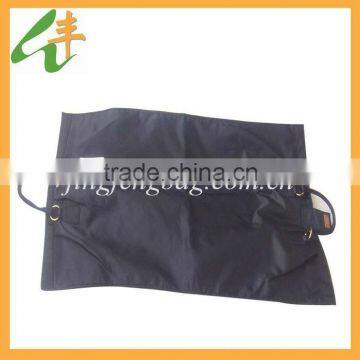 2014 promotional black nylon foldable garment bag