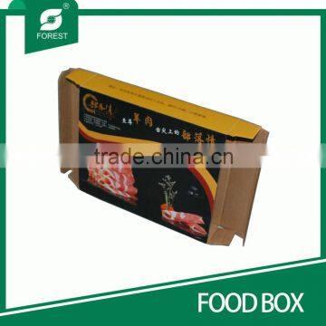 HIGH QUALITY ENVIRONMENTAL CARDBOARD FOOD BOX FOR BEEF MEAT PACKAGING WITH PE COATED photo-4