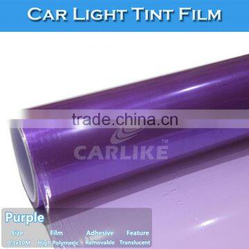 CARLIKE Fast Shipment Colored Car Headlight Tint Film PVC Vinyl photo-6