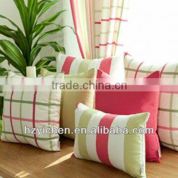 Soft sofa cushion/ colorful grids cushion cover