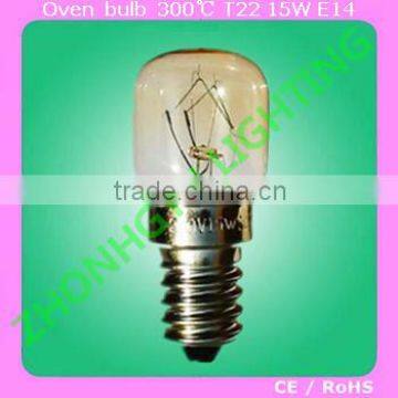 oven lamp bulb T22 15W/10W E14/E12