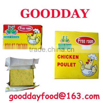 HALAL/ISO/CIQ chinese factory chicken bouillon cube