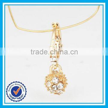Zircon Crystal Gold Earrings Algeria Gold Jewellery photo-4