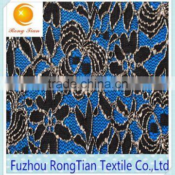 Design of high-grade silver lace fabric with sand