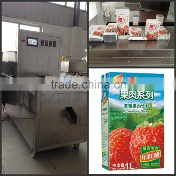 semi automatic paper carton box packing machine for juice