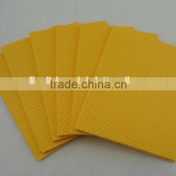 PU coating glass chamois cleaning cloth