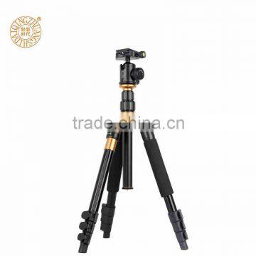 Aluminum compact digital camera tripod stand 15kg load fluid ballhead photo tripod monopod professional tripod for video Act