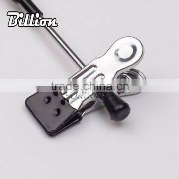 Custom Black Metal Power Clothes Hanger Metal Garment Hanger photo-3