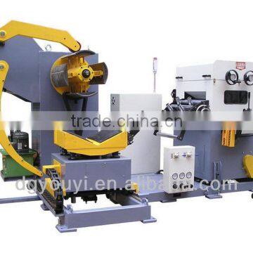 High precision 3-In-1 NC Servo thin plate feeding decoiling and straightening Machine(China manufacturer)