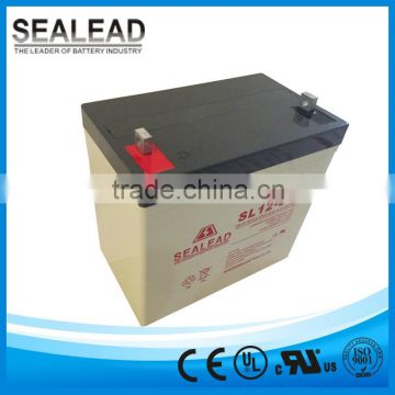 12v lead acid battery maintenance type agm batteries 12v 55AH