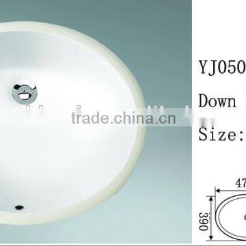 Popular wc Bathroom Basin, Under Counter Basin/ Under Counter Mounting