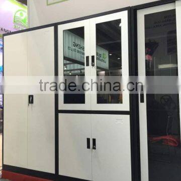 Promotion Products! Factory Direct Sale Storage Glass Door Steel Cupboard photo-5