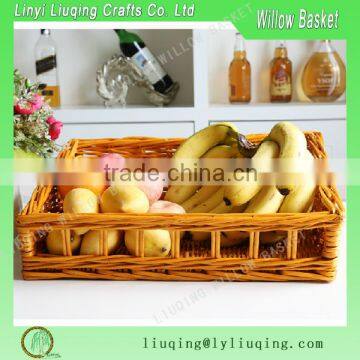 Handmade Home Storage Willow fruit basket with willow