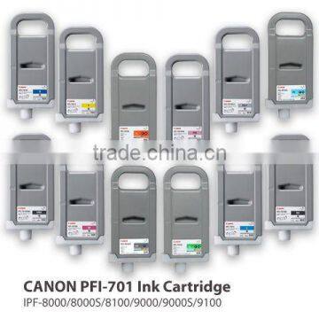 original CANON PFI-701 ink cartridge for iPF-8000 8000S 8100 9000 9000S 9100 printer