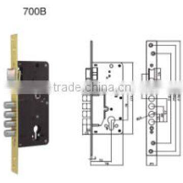 east europe cylinder hole mortise lock body