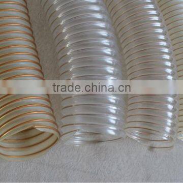 Transparent PU Flexible Spiral Suction Hose manufacturer